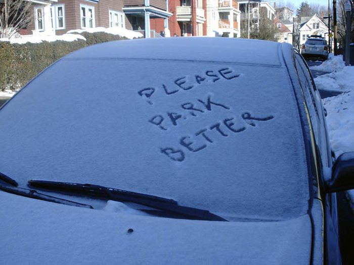 40 notes left on cars for various reasons