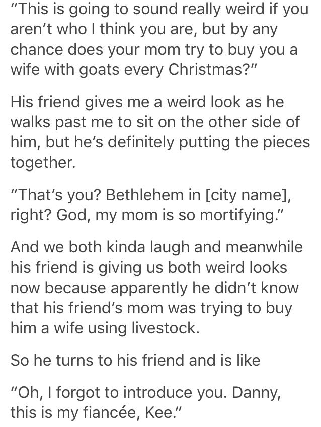 Guy keeps offering goats for girl to marry his son