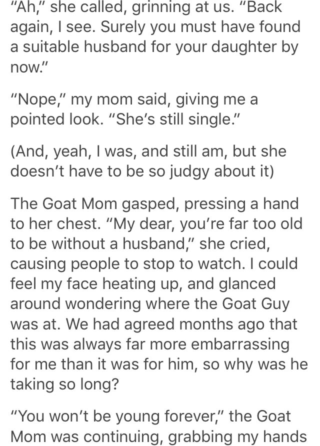 Guy keeps offering goats for girl to marry his son