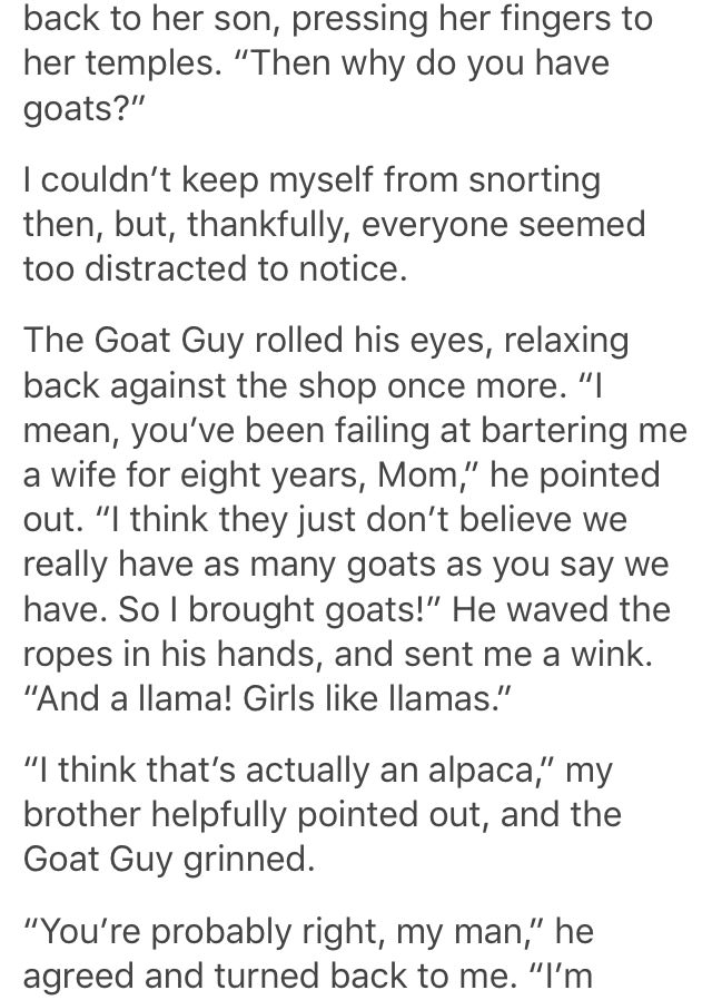 Guy keeps offering goats for girl to marry his son