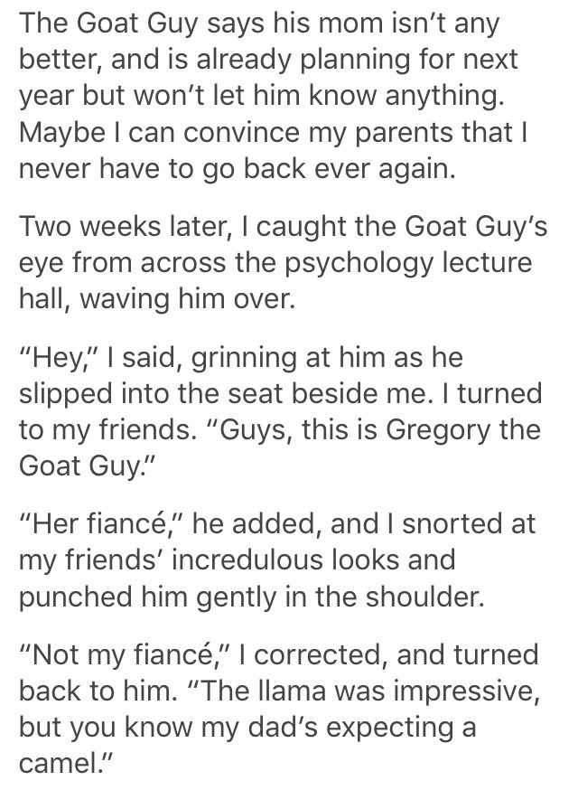 Guy keeps offering goats for girl to marry his son