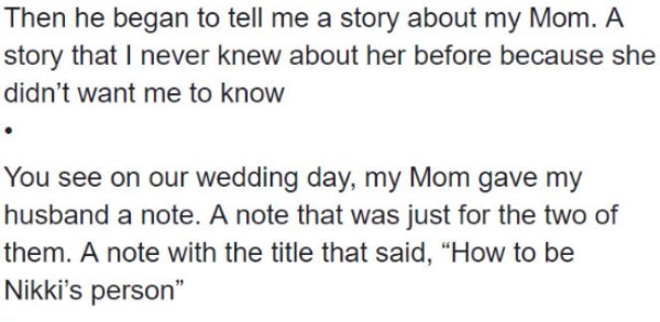 Before passing, a mother secretly gave son-in-law the best advice