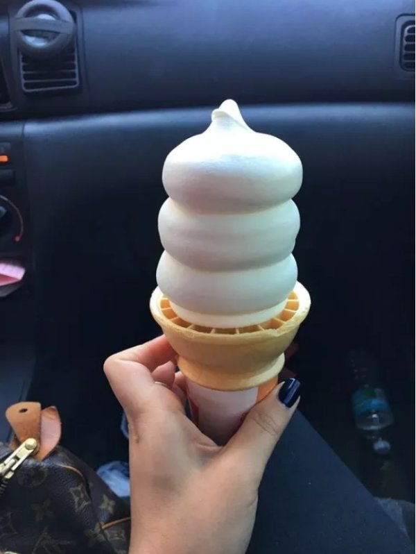 random pic dairy queen ice cream cone
