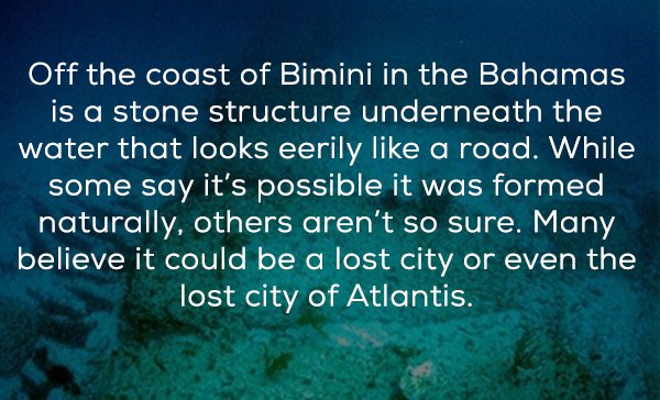 20 mysterious facts from under the water