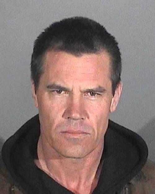 Actor Josh Brolin was arrested by California cops in January 2013 and charged with public intoxication. According to police, the 44-year-old movie star was found heavily intoxicated on a Santa Monica sidewalk and taken into custody where he posed for the above mug shot before sobering up and being released.