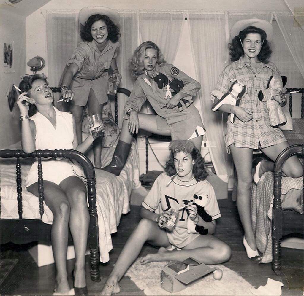 Sorority sisters at the University of Texas, US in 1944.