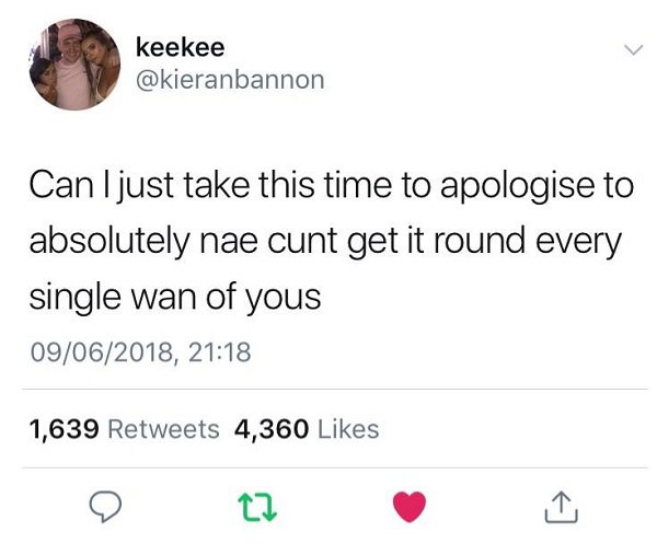kylo ren twitter - keekee Can I just take this time to apologise to absolutely nae cunt get it round every single wan of yous 09062018, 1,639 4,360