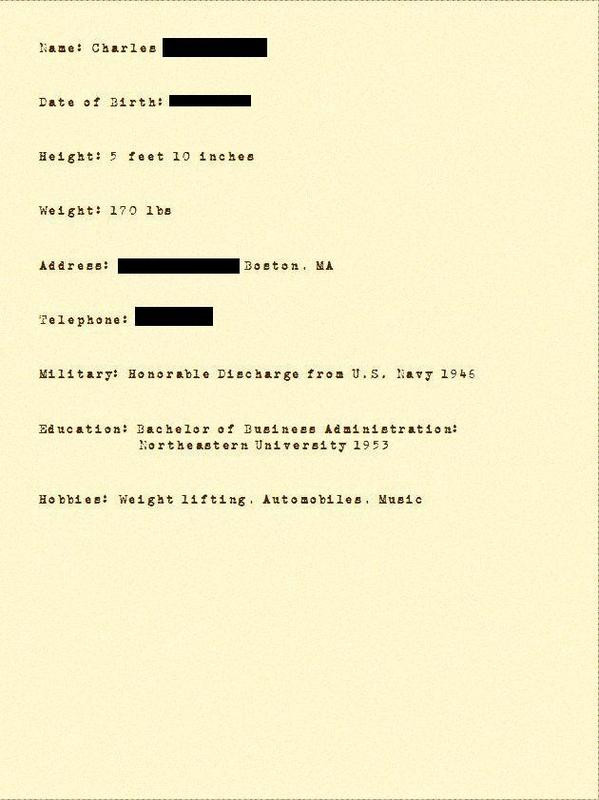 1950s resume that landed 12 job offers