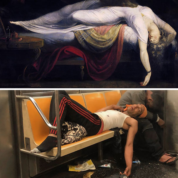 30 weird sights spotted on the subway