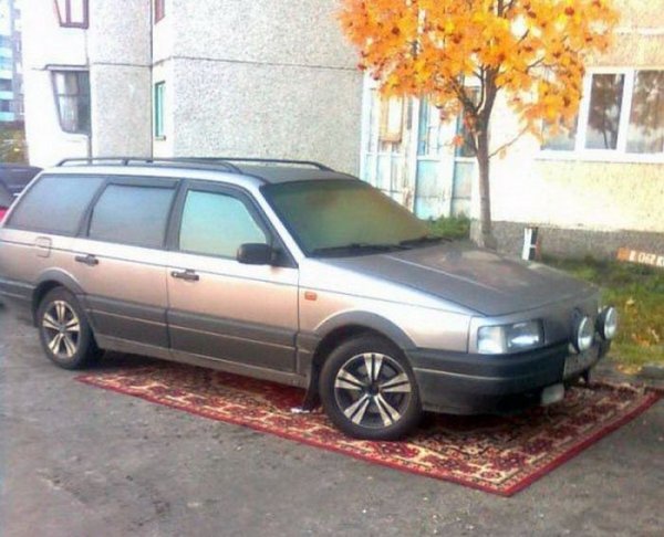 only in russia russian carpet car