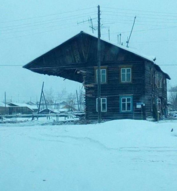 only in russia semi detached house funny