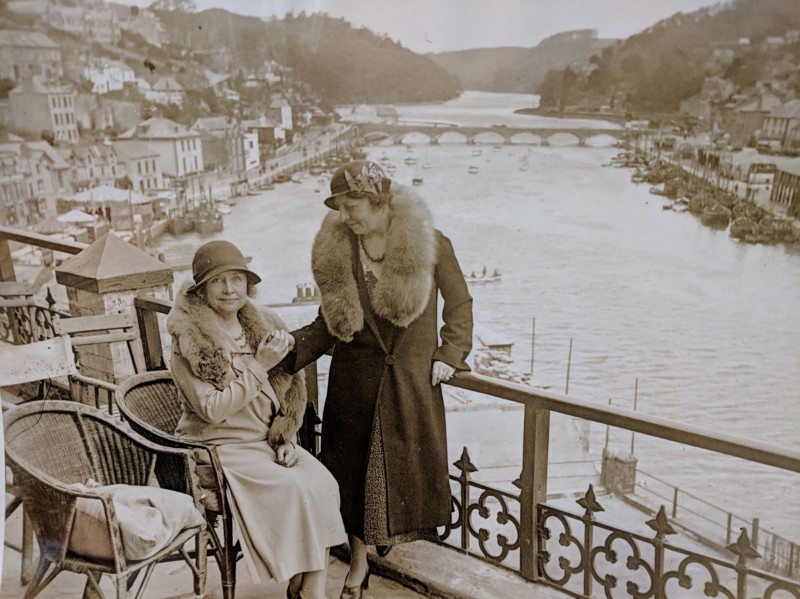 Helen Keller, the first deaf and blind person to earn a bachelor of arts degree, photographed sitting down in Looe, Cornwall, UK on 6th May 1932
