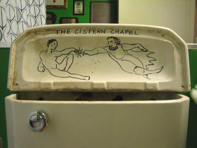 hotel graffiti art - The Cistern Chapel