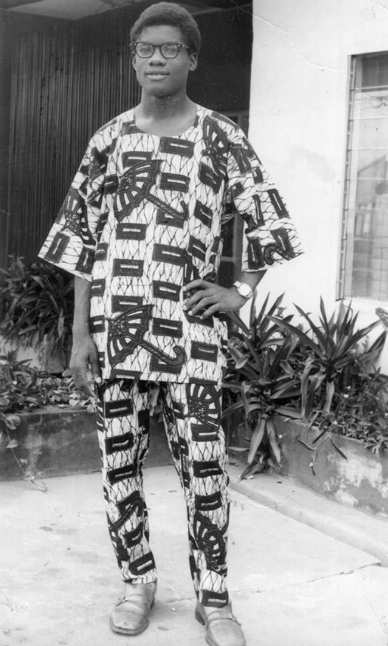 A college student in Nigeria in 1972.