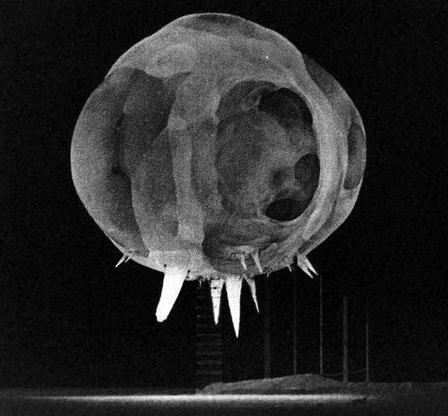 The First Millisecond Of A Nuclear Explosion – Photo From Tests Performed in Nevada 1952.