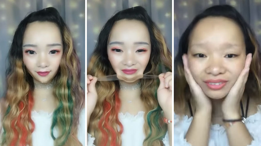 crazy asian makeup transformation