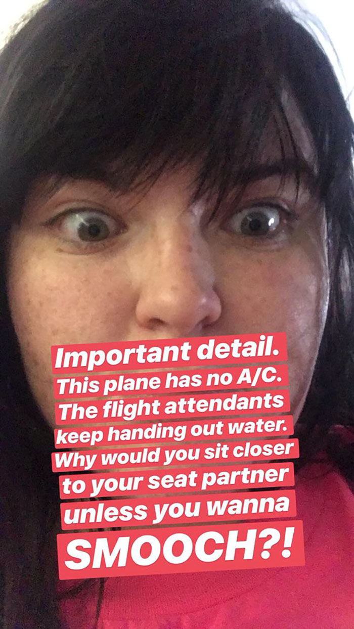 Woman Switches Plane Seats With A Stranger, Live-Tweets New Seat Mates Flirting