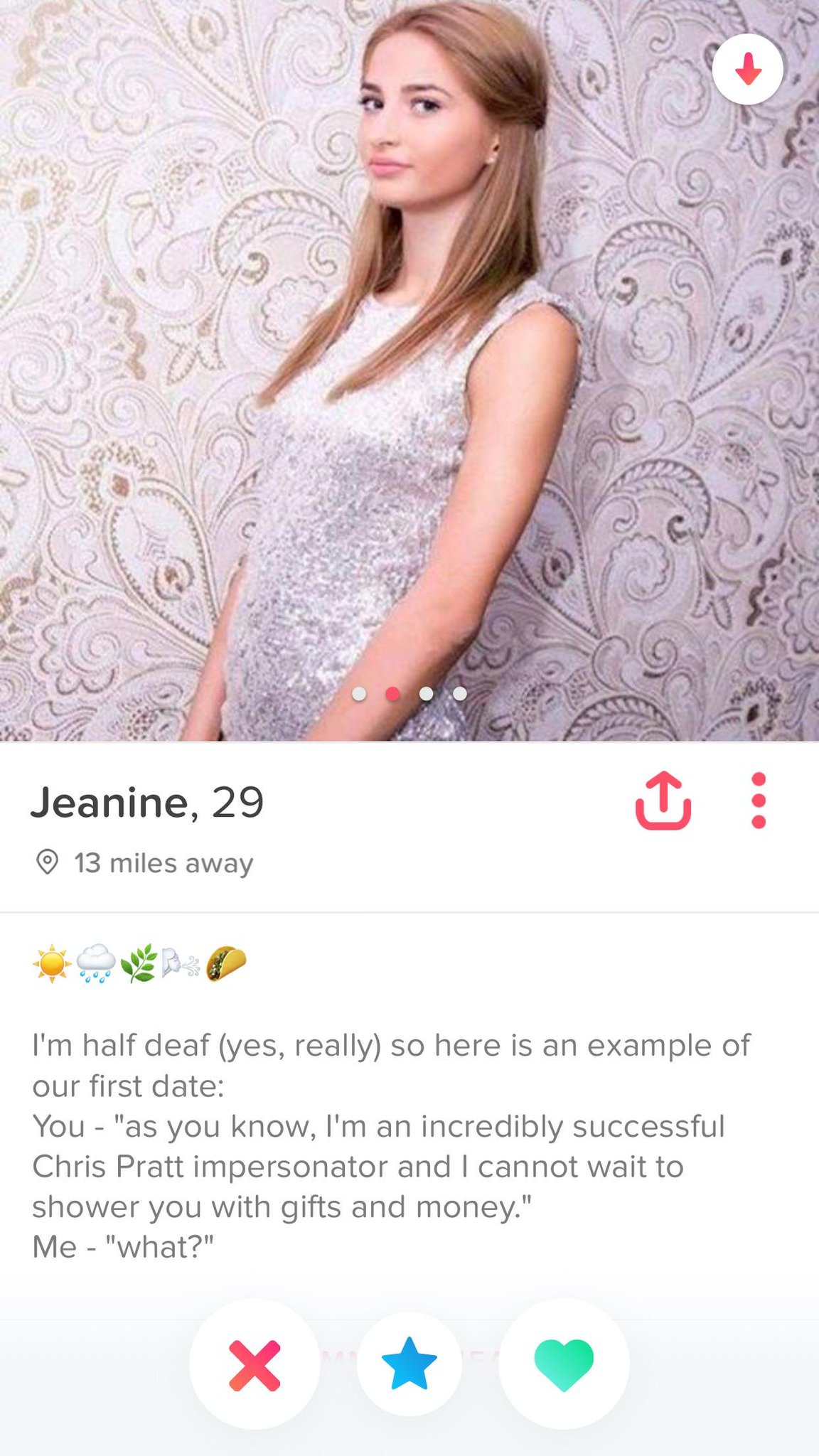 Funny dating profiles tinder