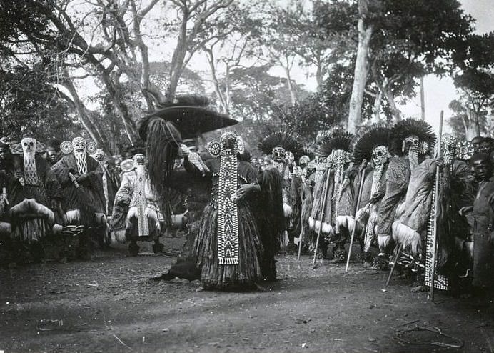 A ceremony in Cameroon in 1951.