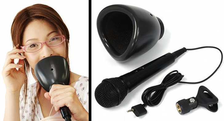 A noiseless karaoke microphone