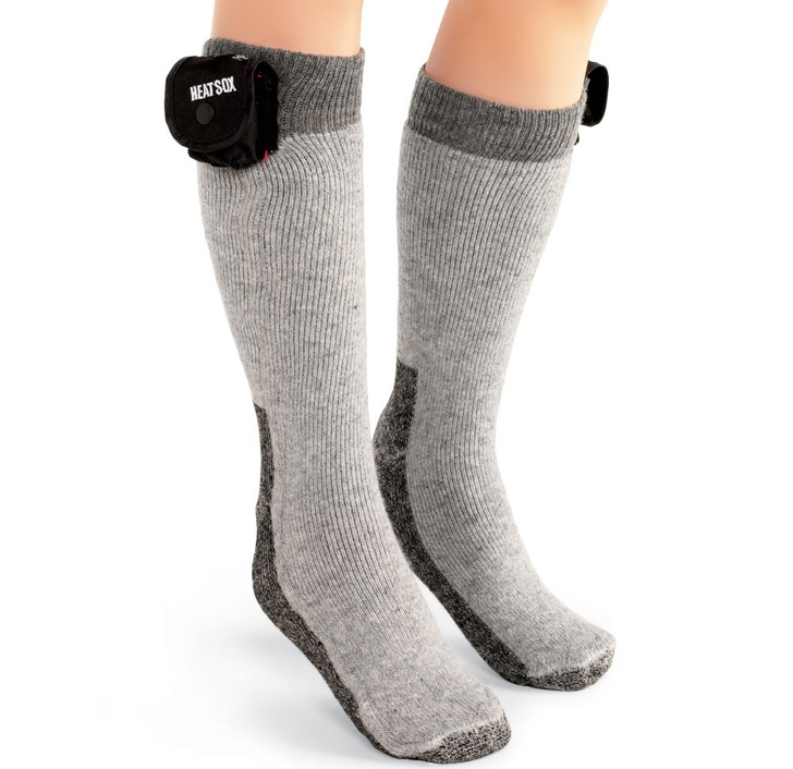 Heated socks for those with cold feet