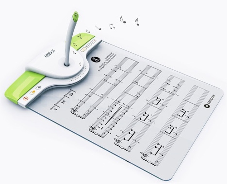 A pen that transcribes your singing into a score