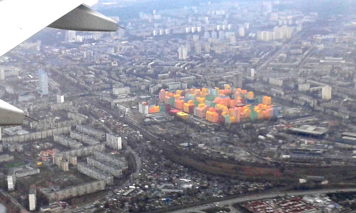 These rainbow apartments in Kiev