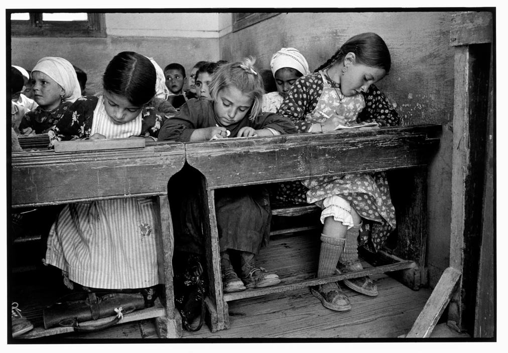 Children in school in Greece in 1964.