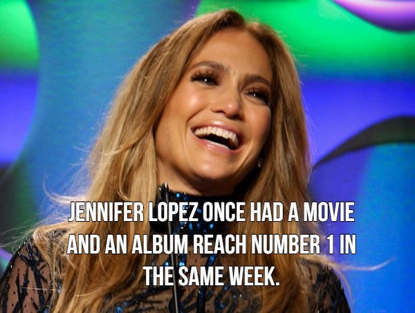a fel Jennifer Lopez Once Had A Movie And An Album Reach Number 1 In The Same Week