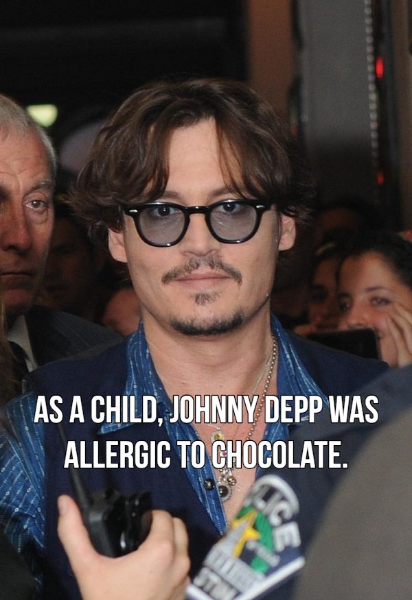 As A Child, Johnny Depp Was Allergic To Chocolate