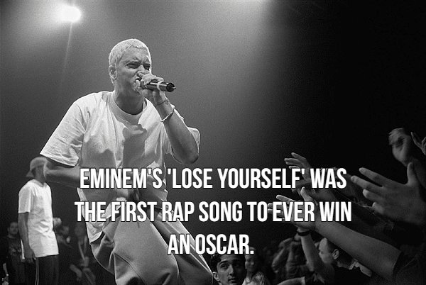 eminem classic - Eminem'S 'Lose Yourself Was The First Rap Song ToEver Win An Oscar St