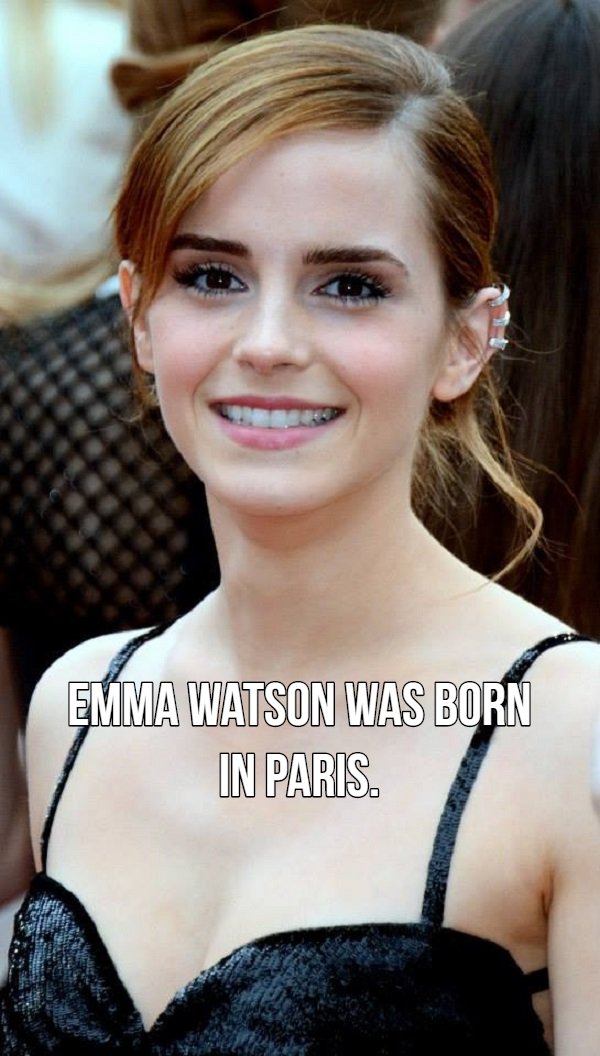 georges biard - Emma Watson Was Born In Paris.