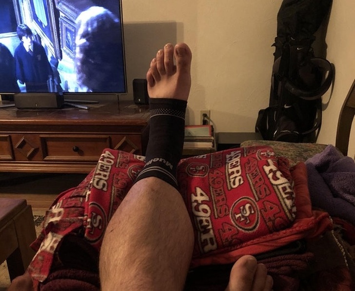 "I’ve rolled my left ankle no less than 7 times in the last 12 months."