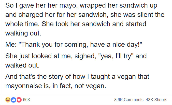 Woman owned at subway.