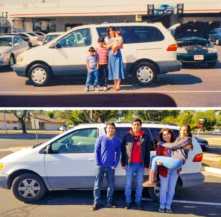 “The day we bought the family van in 1999 to the day we sold it in 2017.”