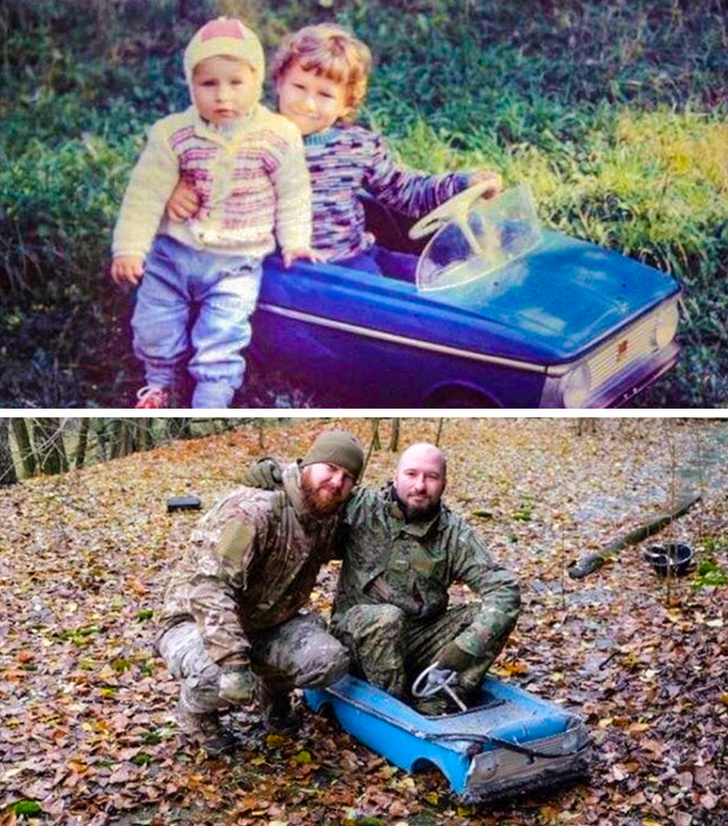 After being evacuated from the area during the Chernobyl nuclear disaster, 2 brothers found their abandoned pedal car in Pripyat 30 years later.