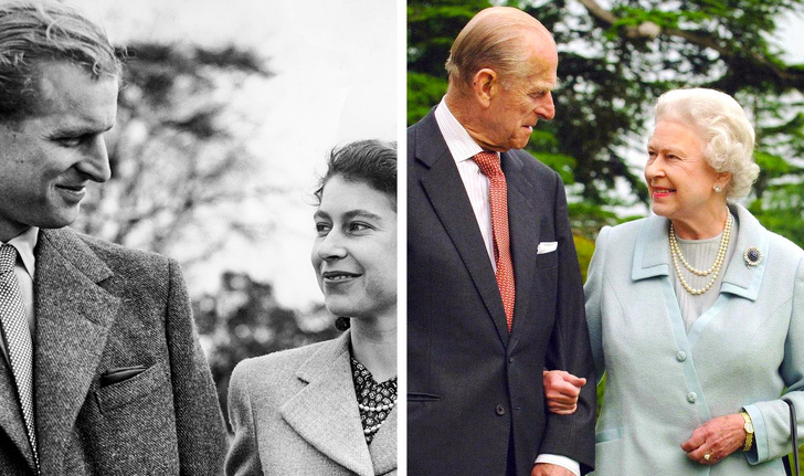 Queen Elizabeth II and her husband Philip, Duke of Edinburgh, 70 years together