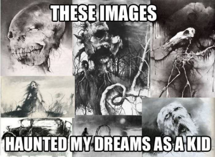 scary stories to tell in the dark book - These Images Haunted My Dreams As A Kid