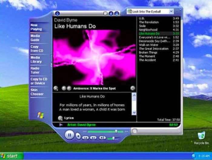 like humans do windows xp - 000 Look Into the ball David Byme Humans Do Now Playing Med The Revelion Rughborhood ando Everyone's in Love Deconocido Soyfrath. wak on Wister The Great Intoxication Broken Things The Moment The Acadere Coon brom Cd Wed Radio 