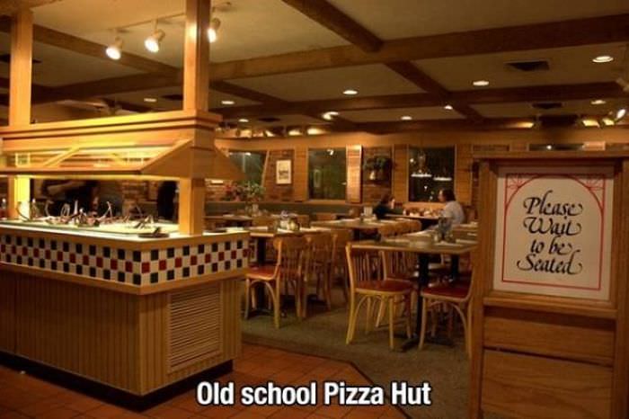 old pizza hut interior - Please Wu lobes Santal Old school Pizza Hut