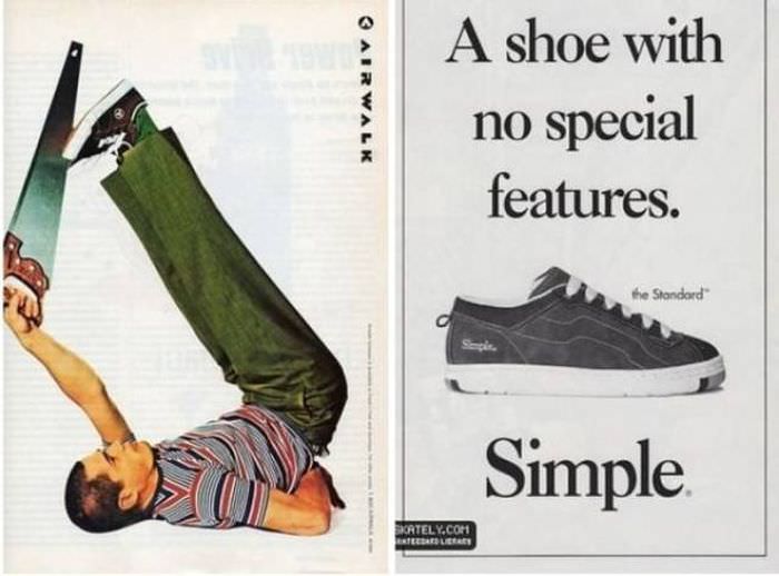 airwalk 1995 ad - Bairwalk A shoe with no special features. the Standard Simple Kately.Com Tele