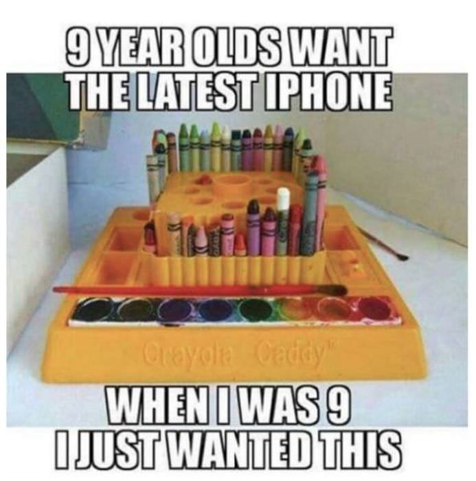 crayola caddy - 9 Year Olds Want The Latest Iphone When I WAS9 I Just Wanted This