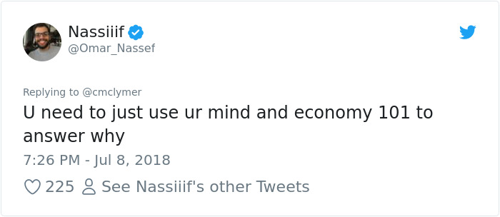 document - Nassiiif U need to just use ur mind and economy 101 to answer why 225 8 See Nassiiif's other Tweets