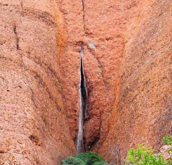 waterfall that looks like a vagina
