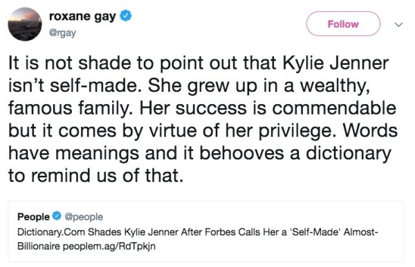 Dictionary.com burns Kylie Jenner