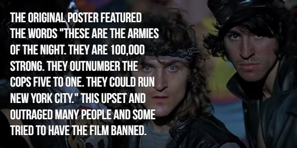 photo caption - The Original Poster Featured The Words "These Are The Armies Of The Night. They Are 100.000 Strong. They Outnumber The Cops Five To One. They Could Run New York City." This Upset And Outraged Many People And Some Tried To Have The Film Ban