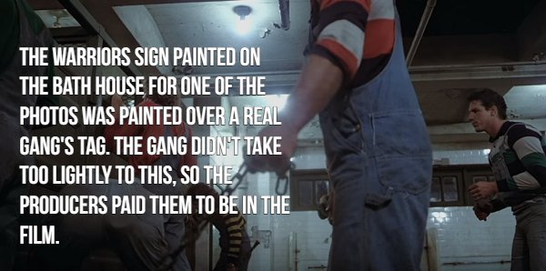 league of their own quotes - The Warriors Sign Painted On The Bath House For One Of The Photos Was Pinted Over A Real Gang'S Tag. The Gang Didn'T Take Too Lightly To This, So The Producers Paid Them To Be In The Film.