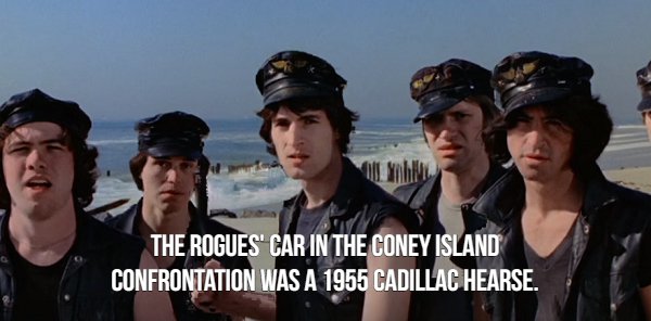 70s gangs - The Rogues Car In The Coney Island Confrontation Was A 1955 Cadillac Hearse.
