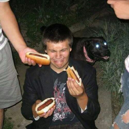 cursed images - cursed image hot dog