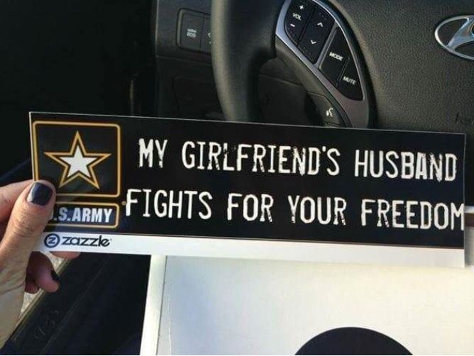 my girlfriend's husband fights for your freedom - My Girlfriend'S Husband Fights For Your Freedom .S.Army zazzle